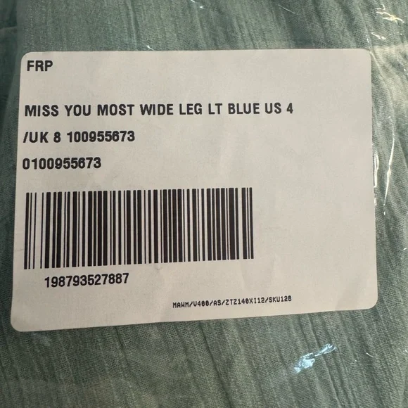 FREE PEOPLE Miss You Most Wide-Leg Pants - Picture 15 of 15